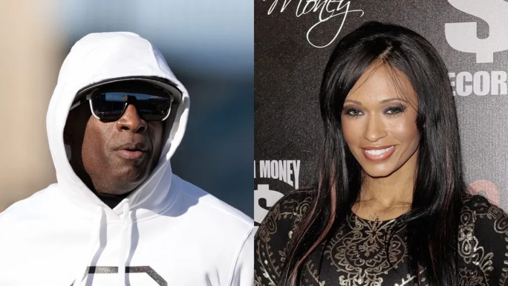 Deion Sanders y Pilar Sanders, protagonistas del mediático divorcio en Texas, retratados en un evento, destacando el drama de su separación.