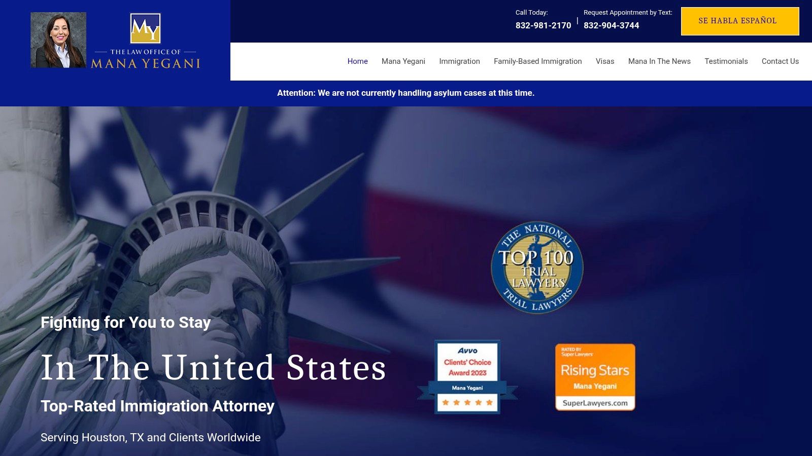 The Law Office of Mana Yegani (Houston)